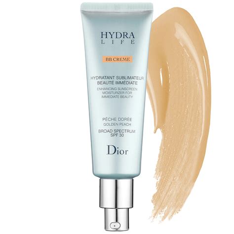 dior bb cream hydra life golden peach|Dior 02 Golden Peach Hydra Life BB Crème Broad SpectruM.